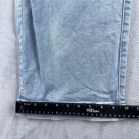 Talbots Wide Leg Jeans Crop Womens Size 16W High Rise Rhodes Wash Denim Blue - Picture 11 of 13
